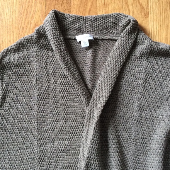 Pure Jill cardigan ⭐️ taupe ⭐️ XL petite linen mix - Picture 3 of 5